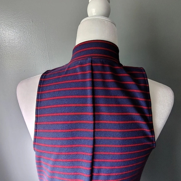 *NWOT* Express Striped Zip Dress - Picture 5 of 5